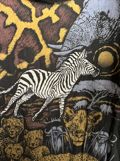 VTG Nature AOP Tee - African Safari Harleyquin T-shirt XL