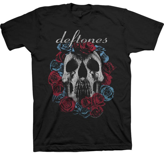 Deftones Skull & Roses Mens T-shirt Official