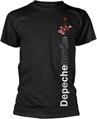 Depeche Mode Mens T-shirt– Side Rose – Official
