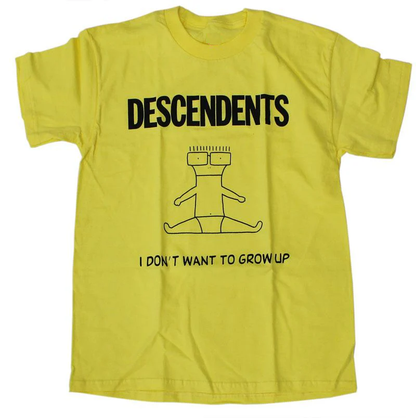 Descendents T-shirt- I Don't Want To Grow Up Album Tee SST Records