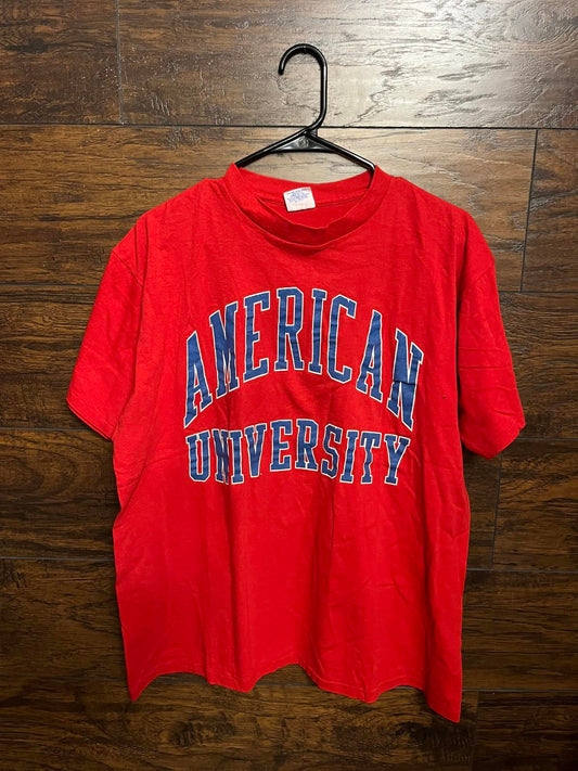 Vintage American University T-shirt Collegecore XL