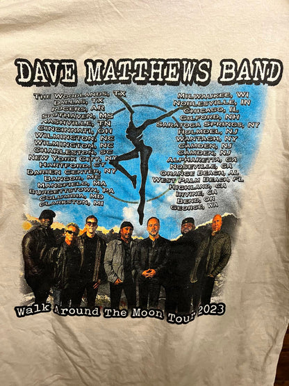 Dave Matthews Band T-shirt Tour 2023 Walk Around The Moon -M