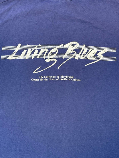 VTG Living Blues T-shirt University of Mississippi Tee - L