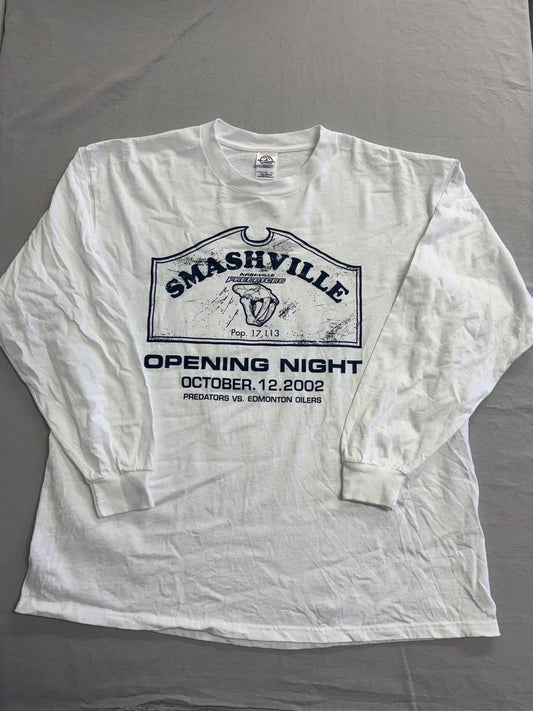 Vintage NHL Nashville Predators Longsleeve T-shirt 2002 XL