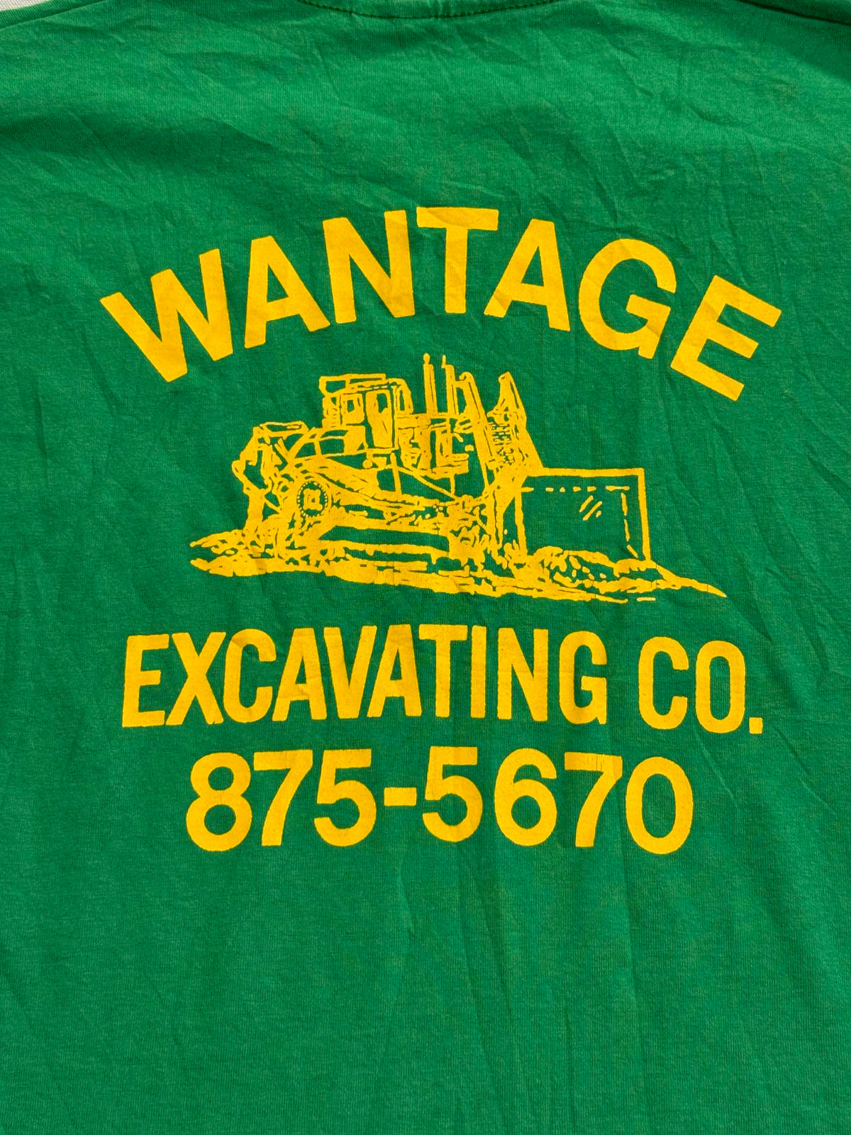 VTG Wantage Excavating Co T-shirt North Jersey Excavater XL