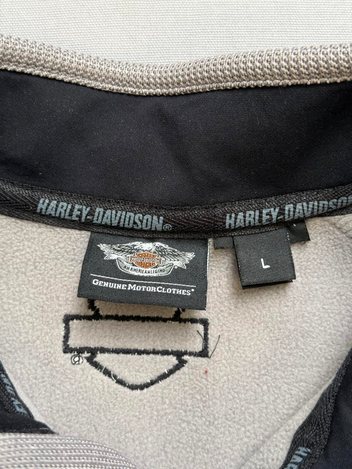 Harley Davidson Quarter Zip 1903 Grey Jacket - L