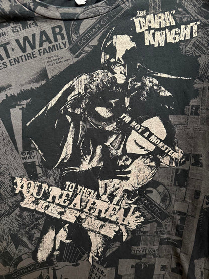 The Dark Knight Movie Promo T-shirt - AOP Batman Joker - XXL