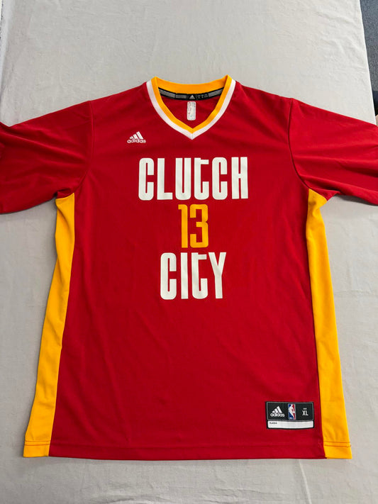 Houston Rockets Clutch City Jersey Harden 13 Practice XL