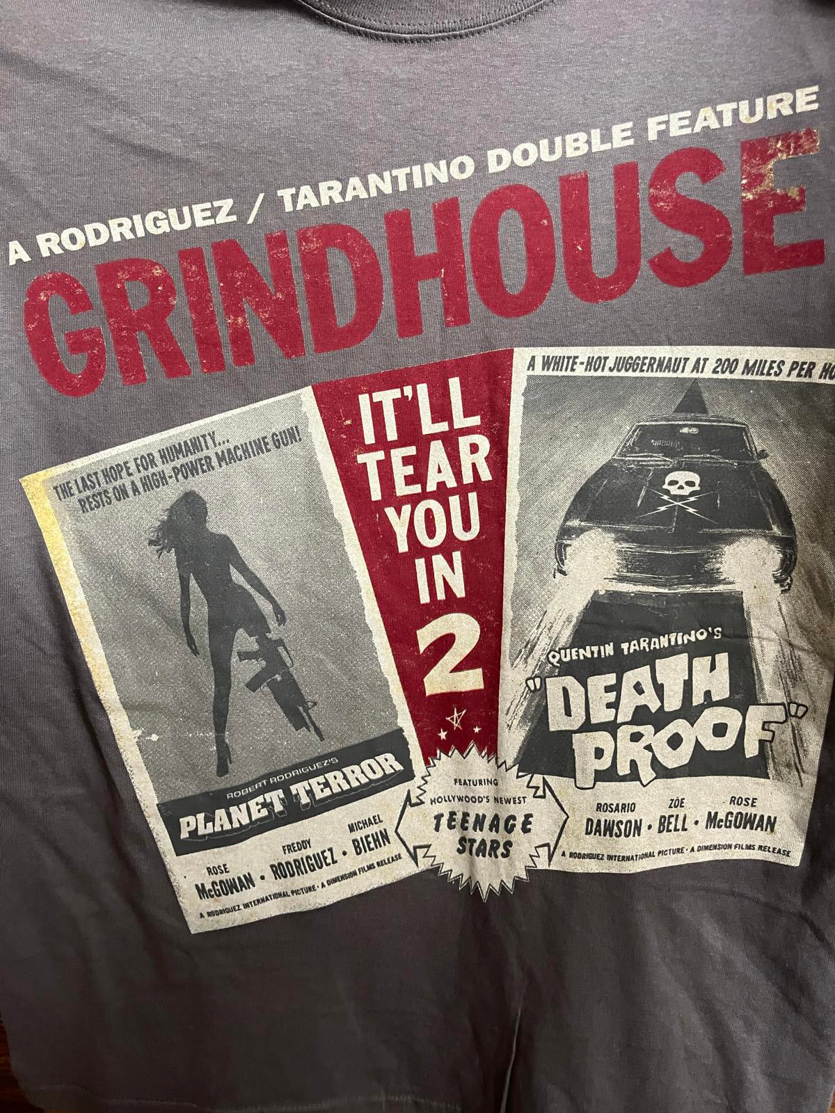 Grindhouse Movie T-shirt Rodriguez Tarantino 2007 Tee -M