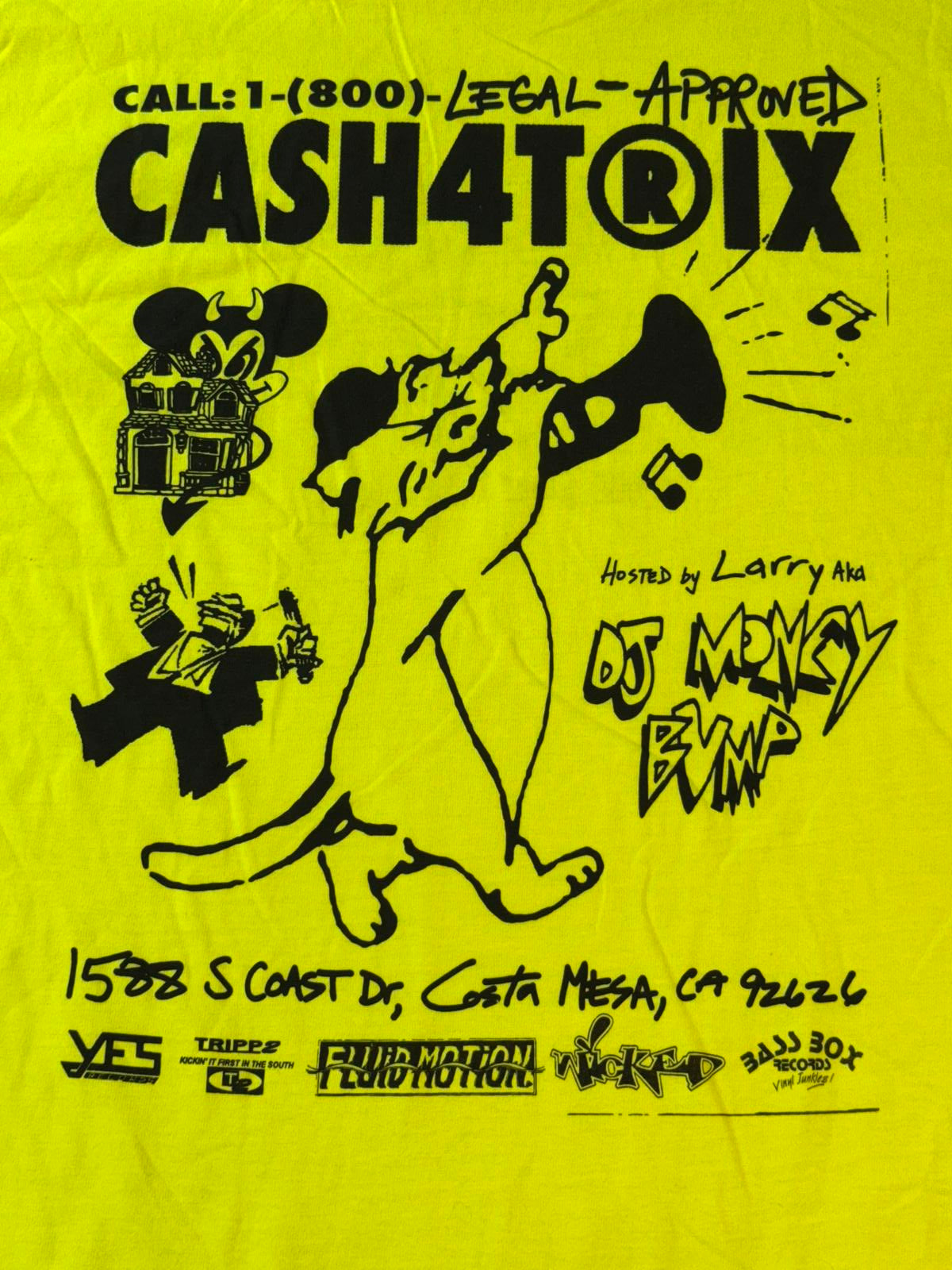 Vans Skate Party Promo T-shirt Cash4Trix Skate Tee L