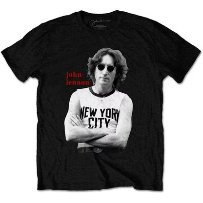 Modern John Lennon New York City T-shirt - NYC Lennon The Beatles Tee - New