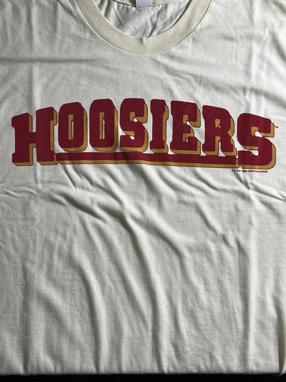 Hoosiers Basketball T-shirt - Hoosiers Movie Shirt Patch - L