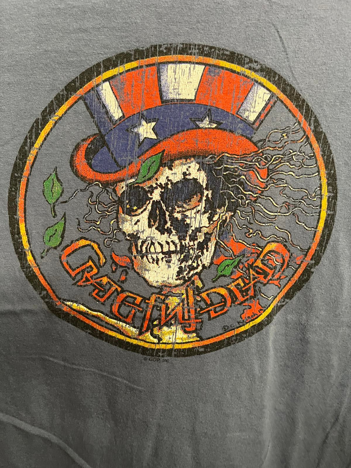 Sun Dog Grateful Dead T-shirt - Uncle Same Skeleton Tee -L