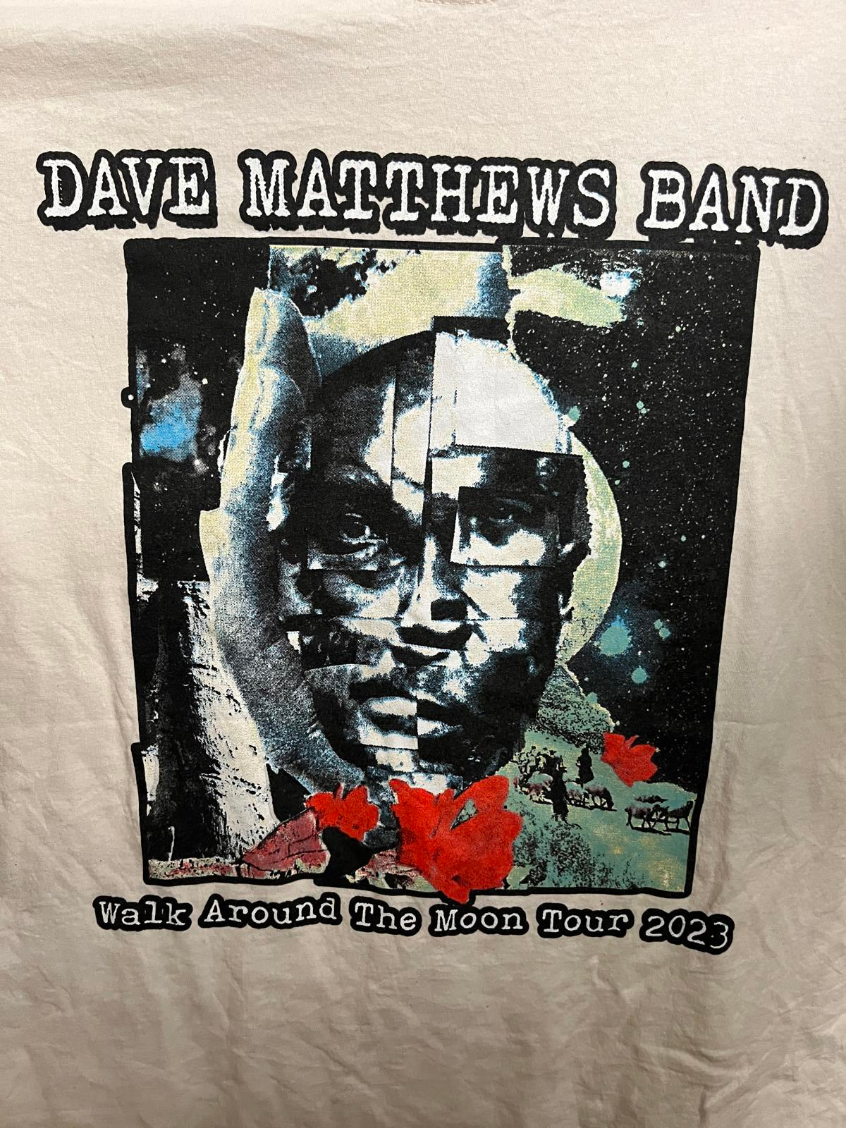 Dave Matthews Band T-shirt Tour 2023 Walk Around The Moon -M