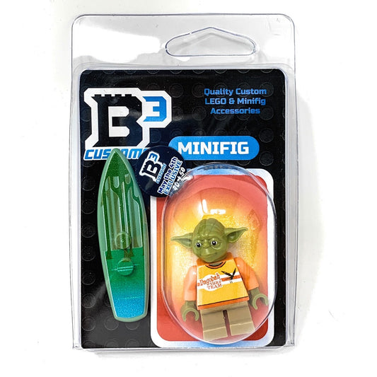 B3 Customs® Dagobah Surf Team Yoda Minifig (Limited Edition, Only 50 Made)