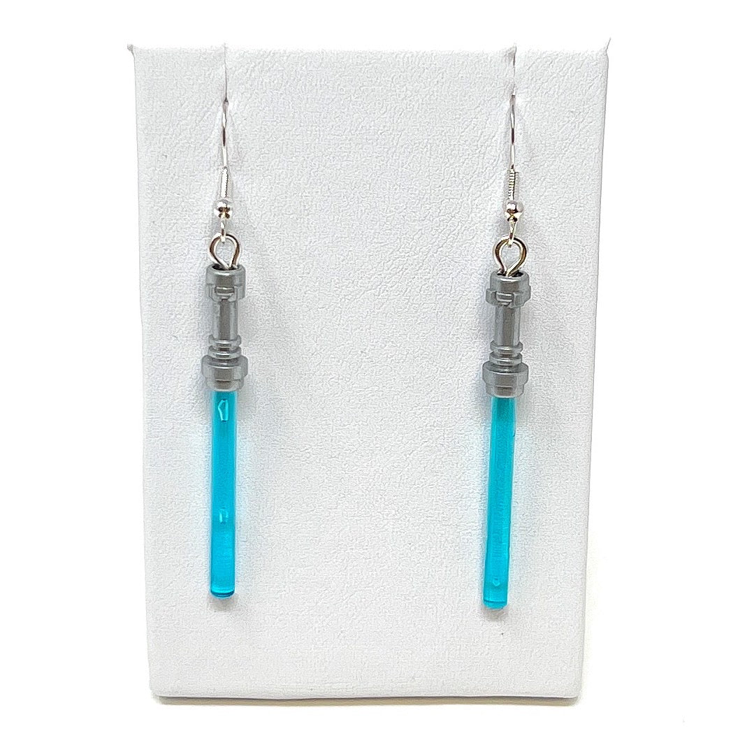 Lightsaber (Star Wars) Earrings made from LEGO Bricks - B3 Customs
