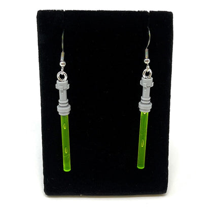 Lightsaber (Star Wars) Earrings made from LEGO Bricks - B3 Customs