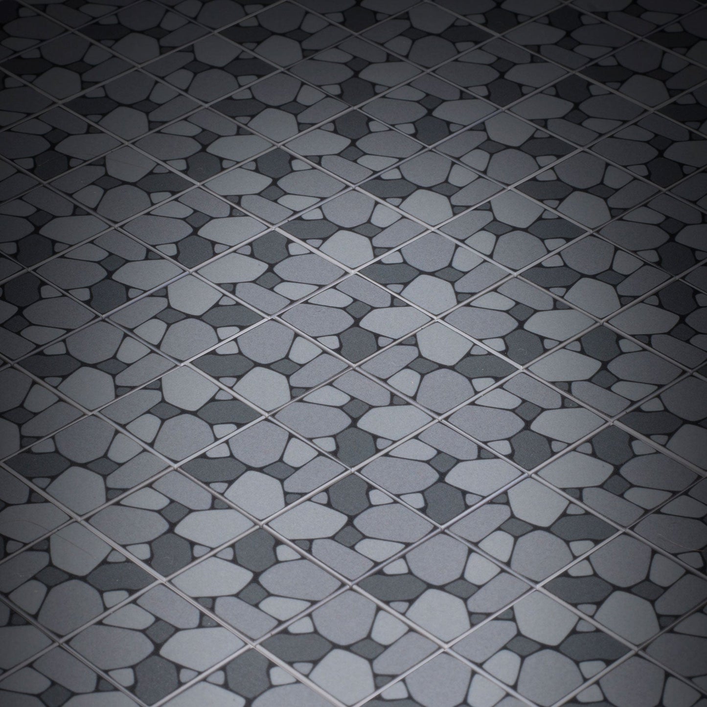 Cobblestone Flooring - Custom Printed 2x2 Tile made using LEGO part