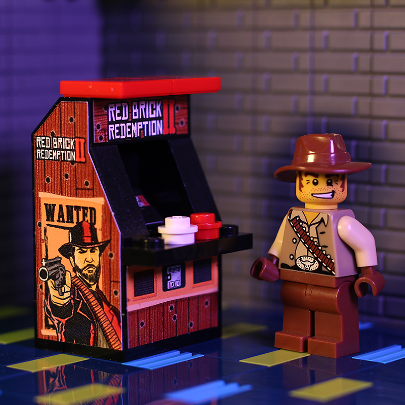Red Brick Redemption II Minifig Arcade Game