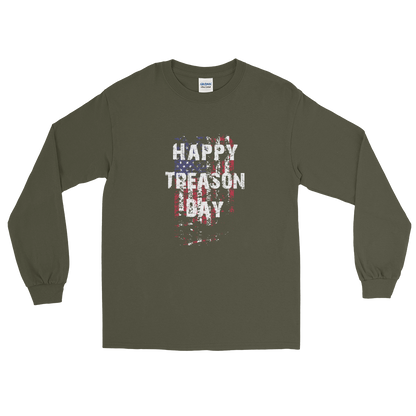 Happy Treason Day Fourth of July Men’s Long Sleeve Shirt