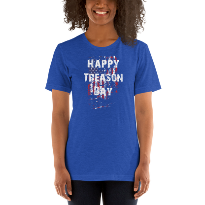 Happy Treason Day Fourth of July Short-Sleeve Premium Unisex T-Shirt