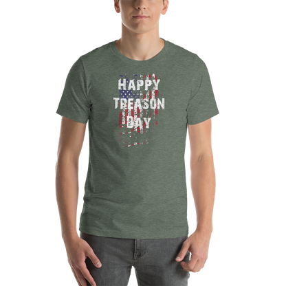 Happy Treason Day Fourth of July Short-Sleeve Premium Unisex T-Shirt