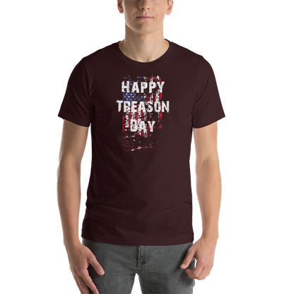 Happy Treason Day Fourth of July Short-Sleeve Premium Unisex T-Shirt