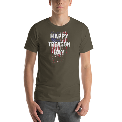 Happy Treason Day Fourth of July Short-Sleeve Premium Unisex T-Shirt