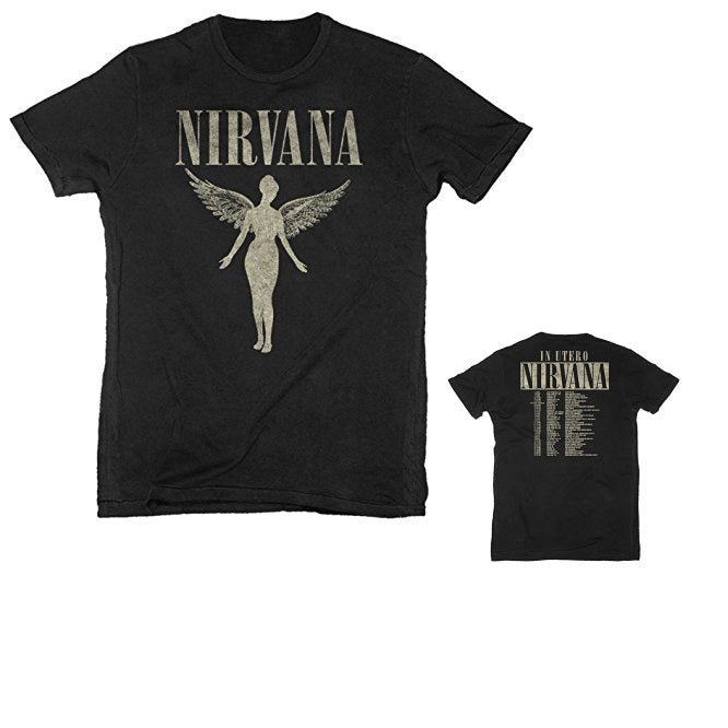 Nirvana In Utero Album Mens T-shirt Officially Licensed