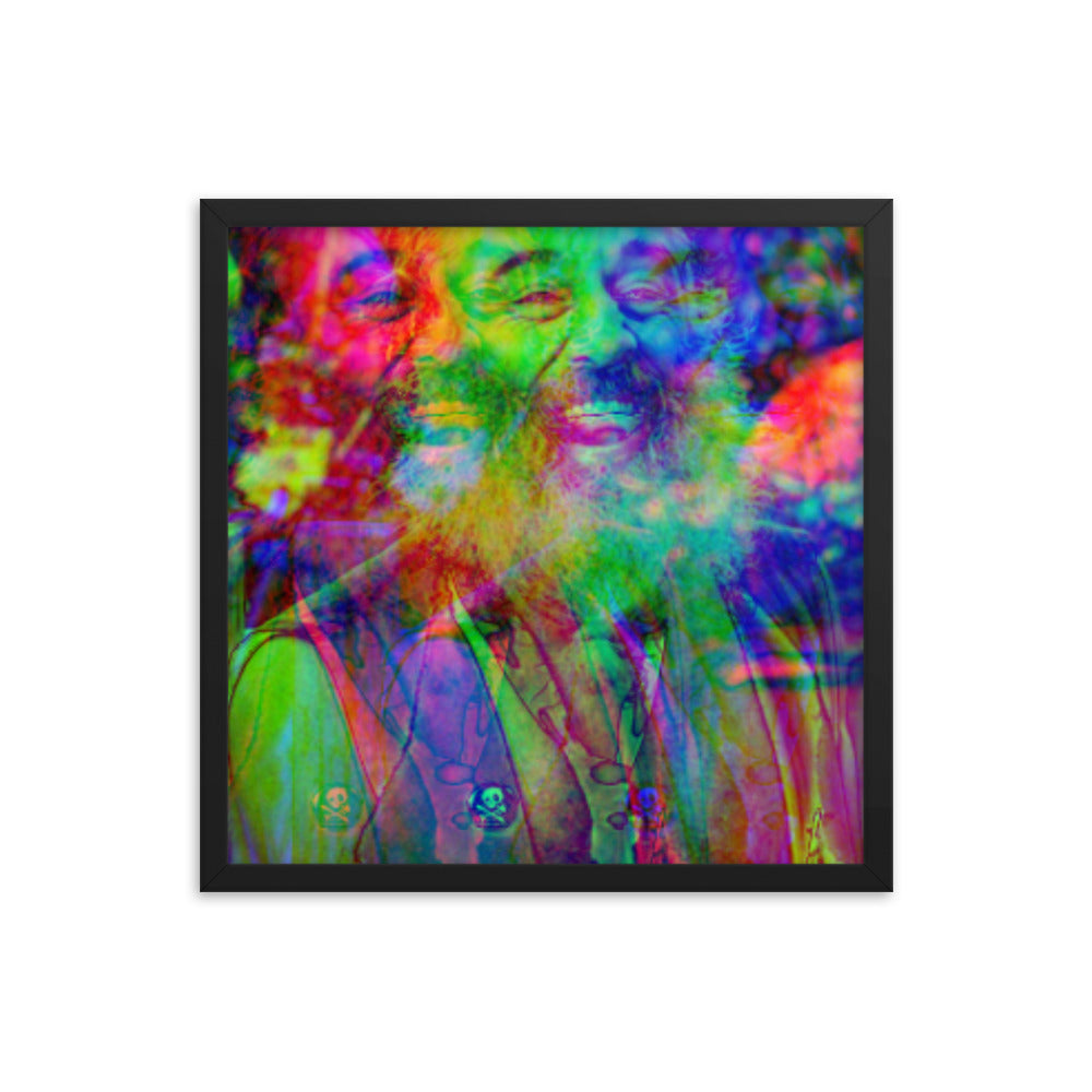 Trippy Vermin - Framed photo paper poster