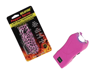 Runt Pink Ultimate Self-Defense Stun Gun and Pepper Spray Combo