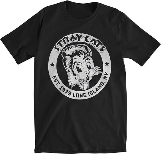 Stray Cats Band Mens T-shirt- Brian Setzer