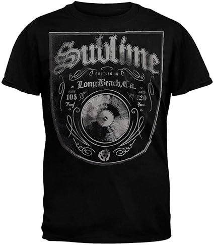 Sublime LBC - Bottled in Long Beach Record Mens T-shirt