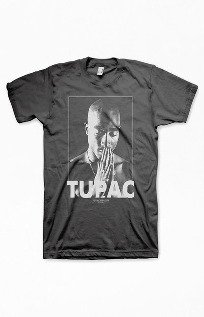 Tupac Praying Mens T-shirt Officially Licensed