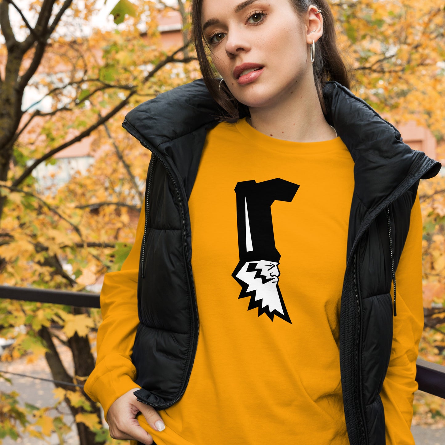 Vermin Supreme Line-Art Unisex Long Sleeve Tee