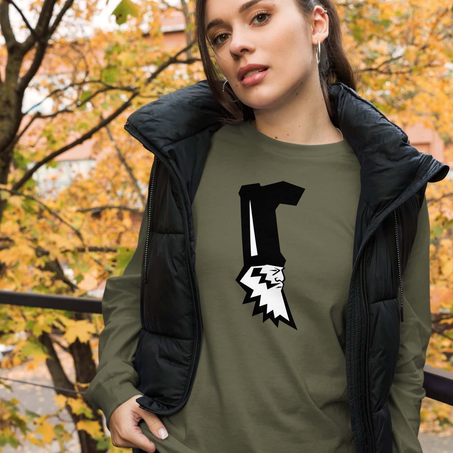 Vermin Supreme Line-Art Unisex Long Sleeve Tee