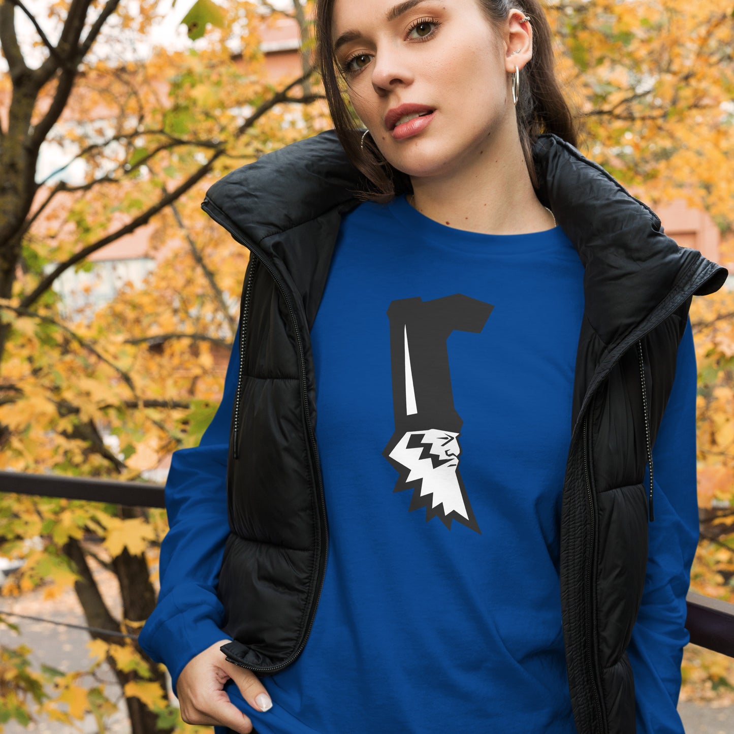 Vermin Supreme Line-Art Unisex Long Sleeve Tee