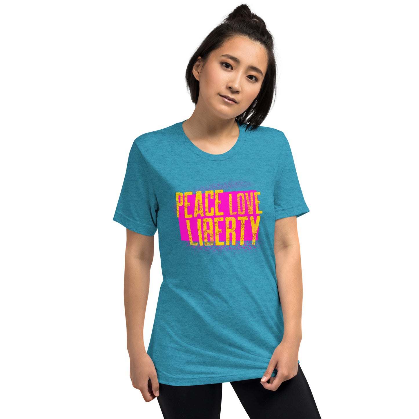 Peace Love Liberty  Tri-Blend shirt