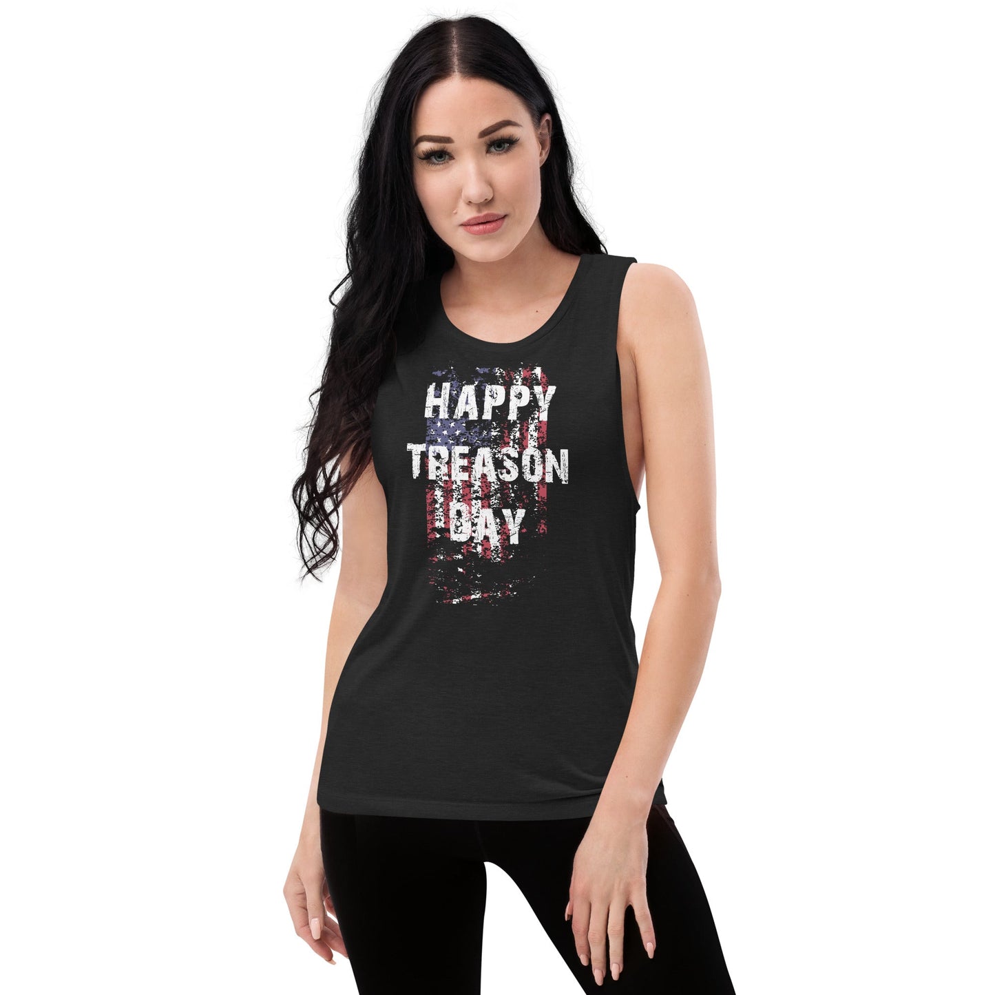 Happy Treason Day Ladies’ Muscle Tank