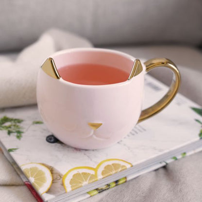 Pink Cat Mug