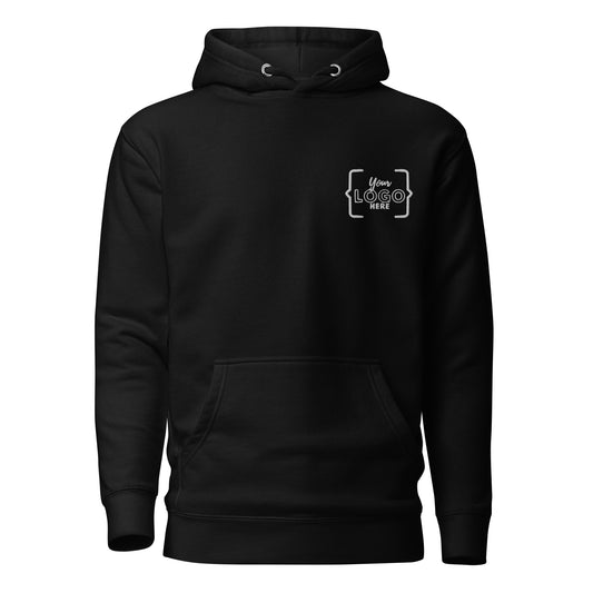 Chest Embroidery Unisex Hoodie